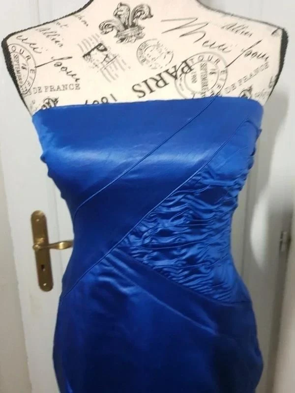 💙 Vestido bustier satinado – Pinko – T. 36 – Muy buen estado – photo 12